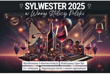 Sylwester z noclegiem w Winnej Stolicy Polski | OPEN BAR | AFTERPARTY | KOLACJA